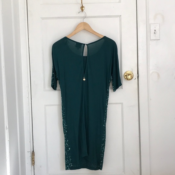 Loiza green sequin midi dress - Picture 4 of 8